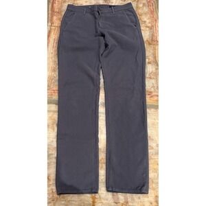 AG Adriano Goldschmied Mens The Marshall Chino Pants Black USA Made Slim Fit 32